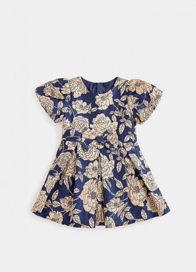 

Платье Mothercare Dress MC-CA374, 128, Синий;бежевый, MC-CA374