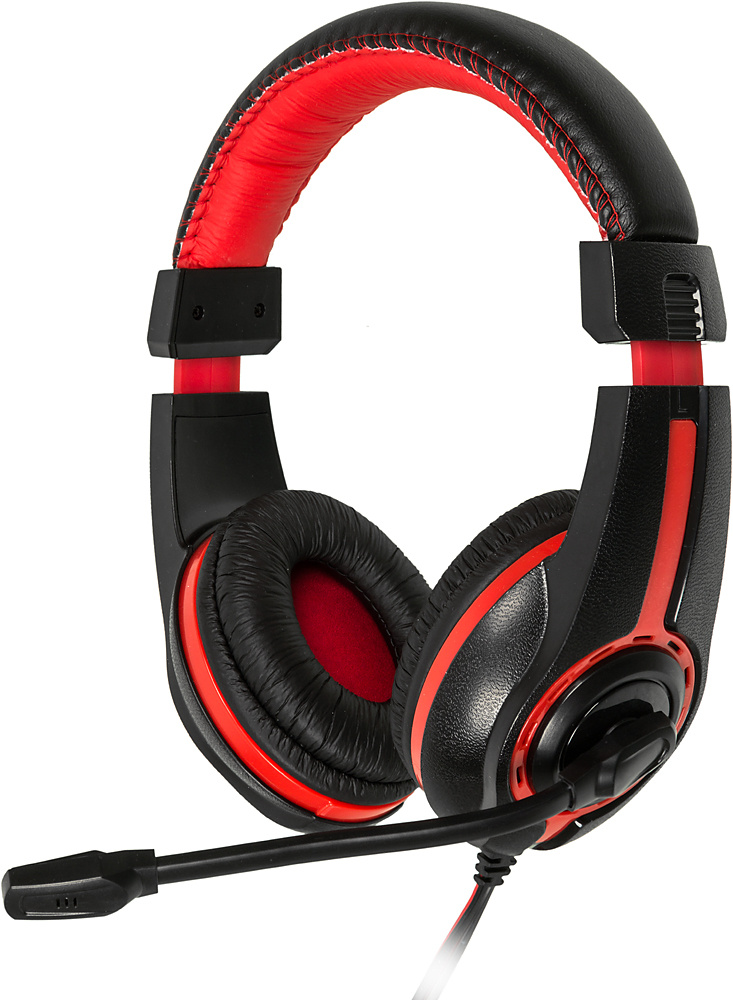

Игровые наушники OKLICK HS-L200 черный, красный