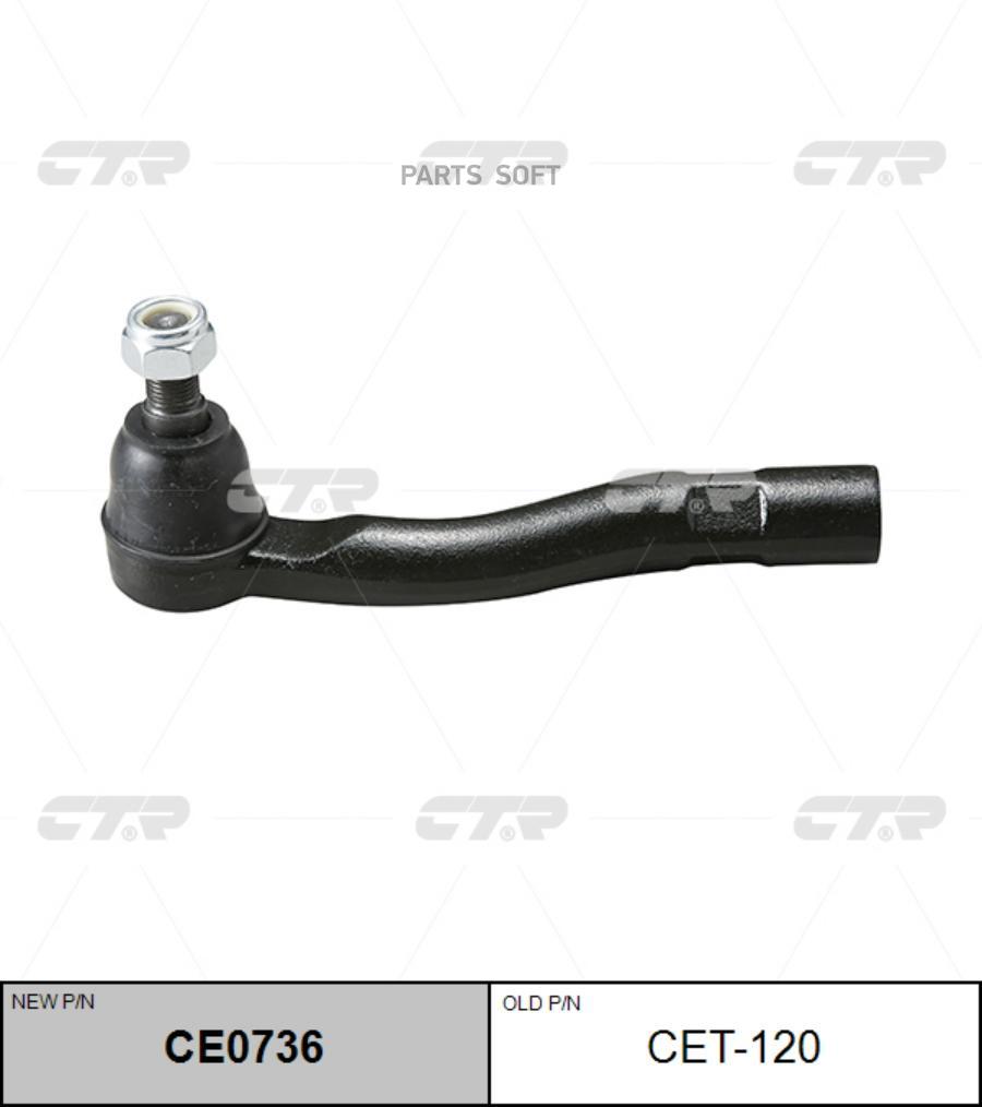 

CTR Наконечник рт TOYOTA LAND CRUISER 100 98- лев. CTR CET-120