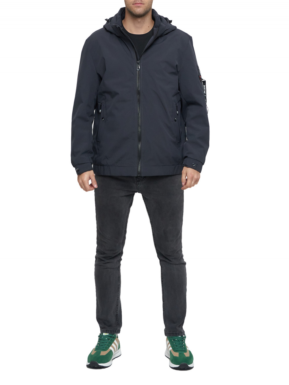 

Спортивная куртка мужская NoBrand AD88657 серая 58 RU, AD88657