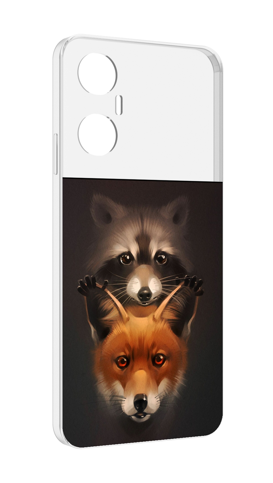 

Чехол MyPads енотик-лисенок для Infinix Hot 20 5G, Прозрачный, Tocco