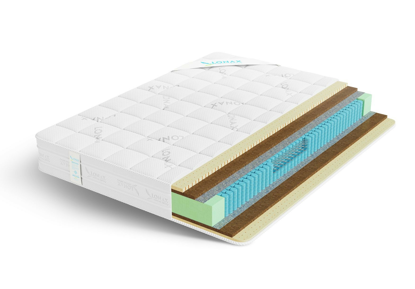 

Матрас Lonax Strong Medium S1000 190x190, Strong Medium S1000