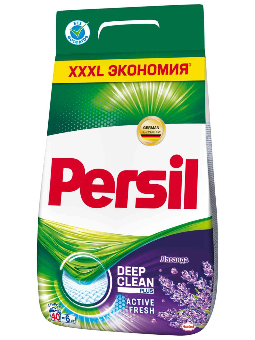 

Стиральный порошок Persil Лаванда 6 кг, 6кг