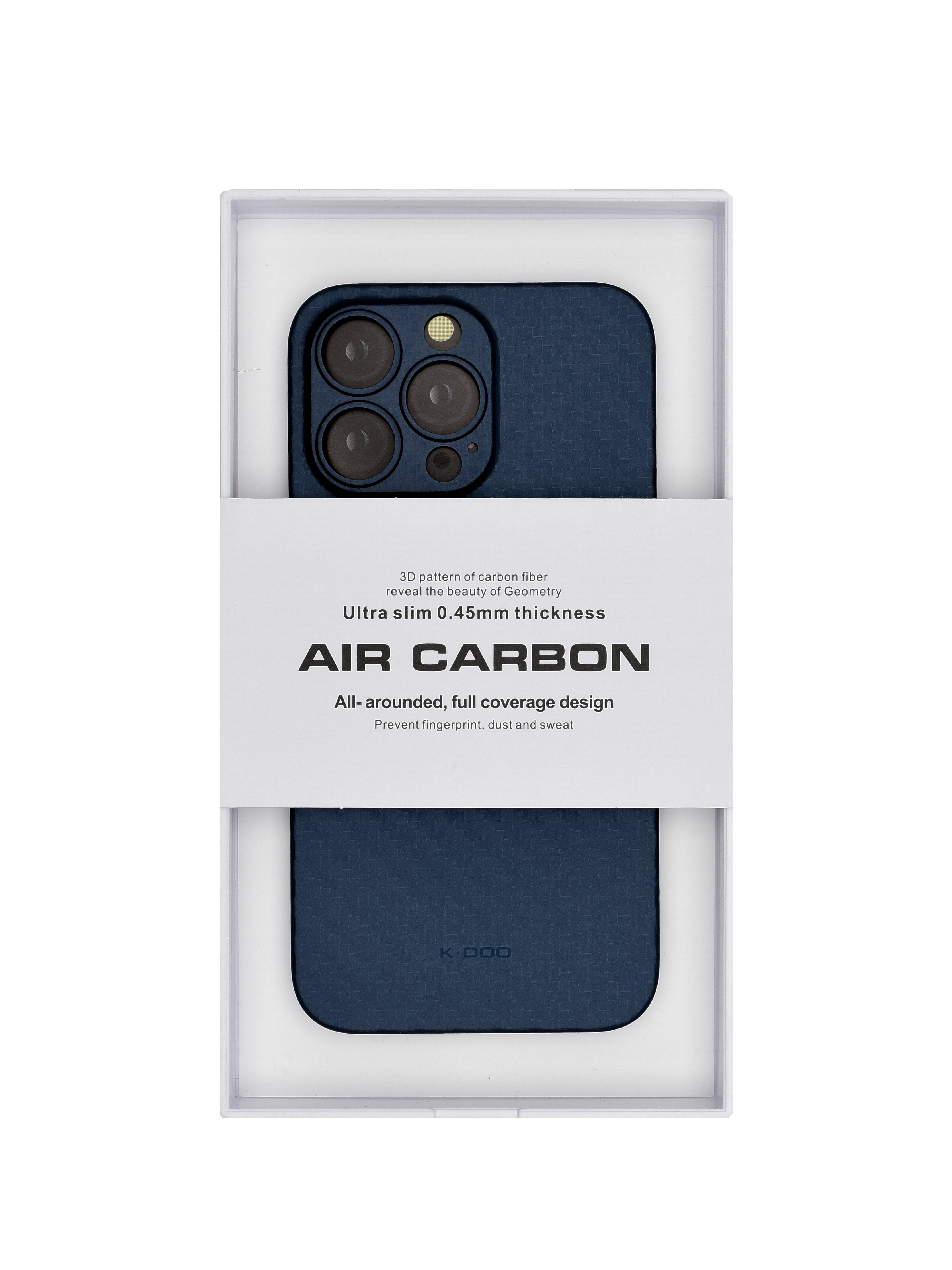 

Чехол для iPhone 14 Pro Max AIR Carbon High Quality - Синий, Apple iPhone 14 Pro Max