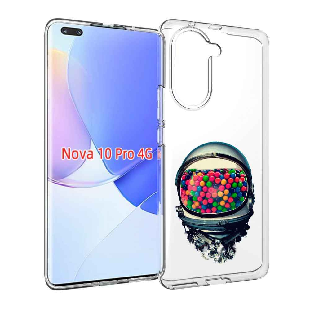 Чехол MyPads шлем космонавта для Huawei Nova 10 Pro противоударный