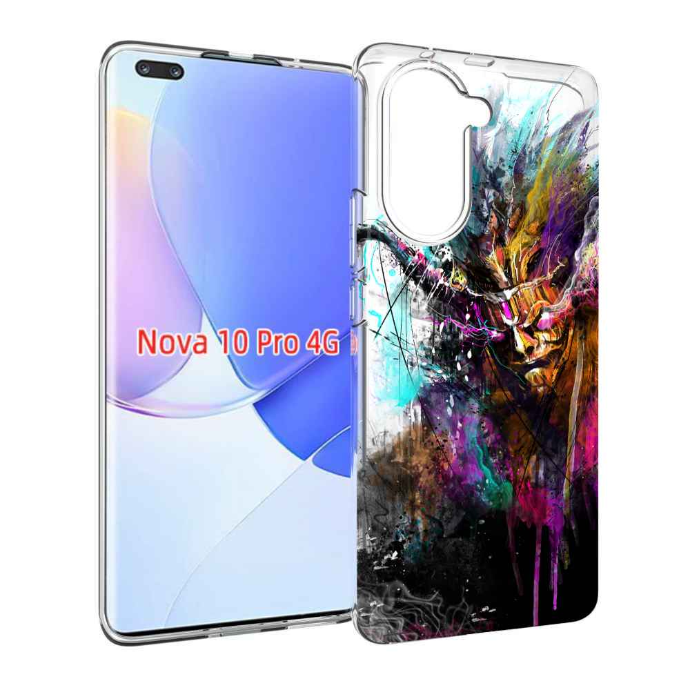 Чехол MyPads яркий дьявол для Huawei Nova 10 Pro противоударный