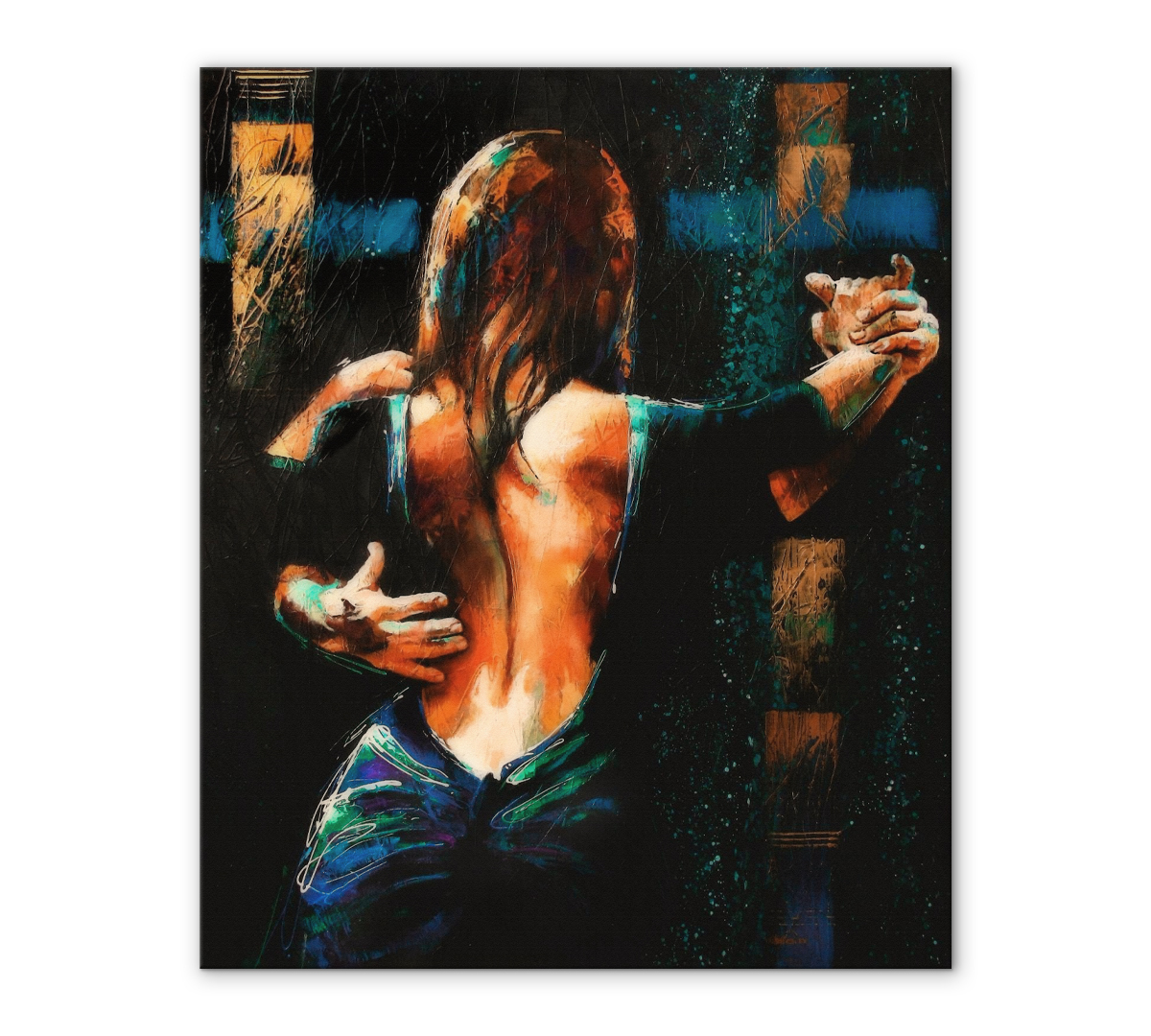 

Картина интерьерная на холсте Poly Print Art Танго 60х50 см.