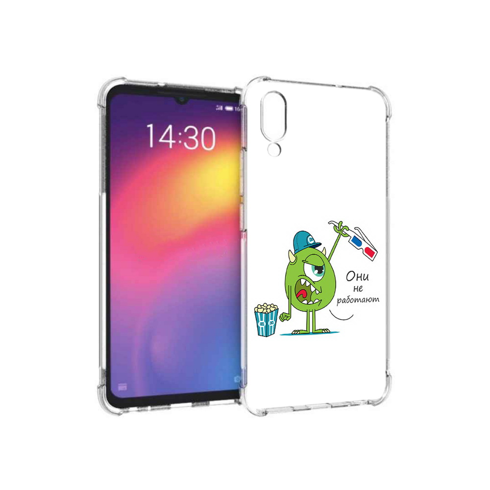 

Чехол MyPads Tocco для Meizu Note 9 Очки не работают (PT134513.88.129), Прозрачный, Tocco