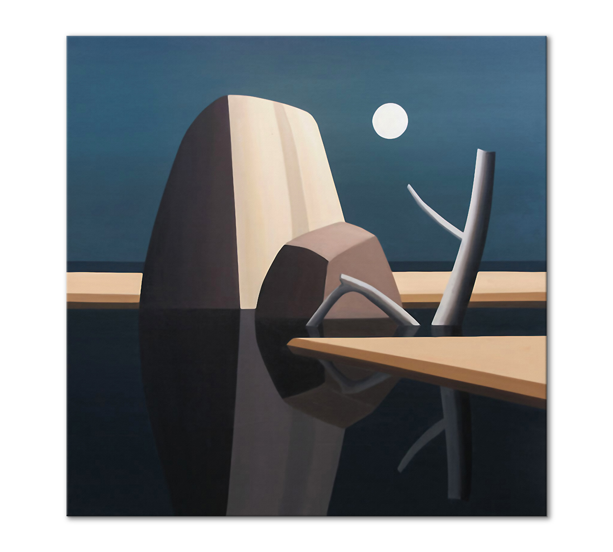 

Картина интерьерная на холсте Poly Print Art Луна 60х60 см.
