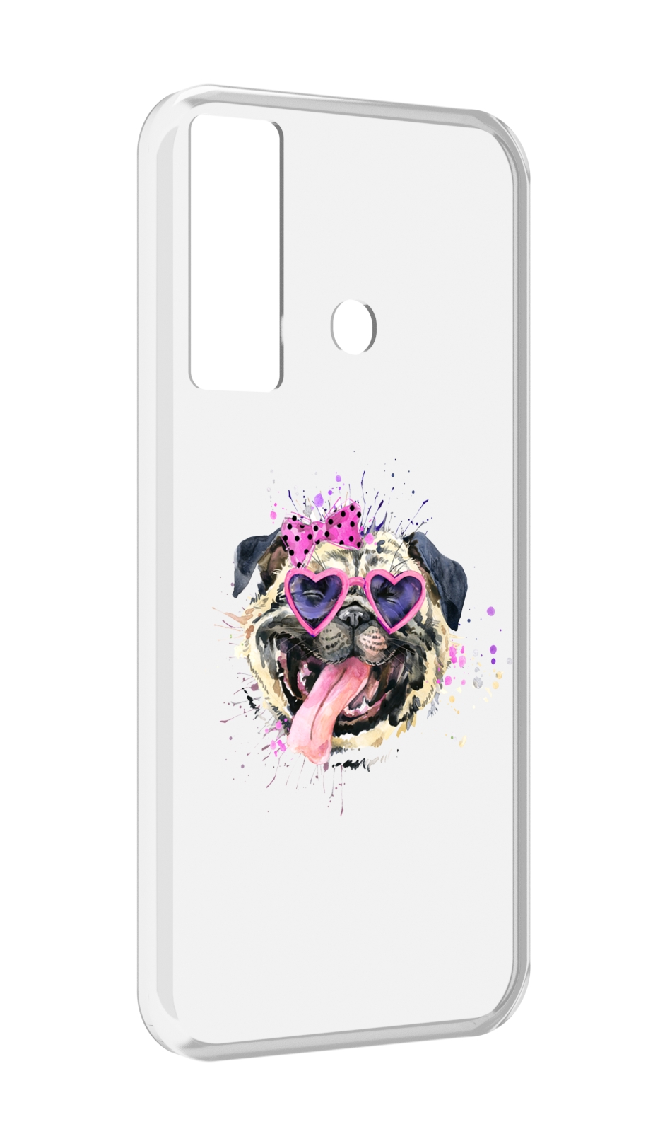 

Чехол MyPads Веселая собака для Tecno Camon 17, Прозрачный, Tocco