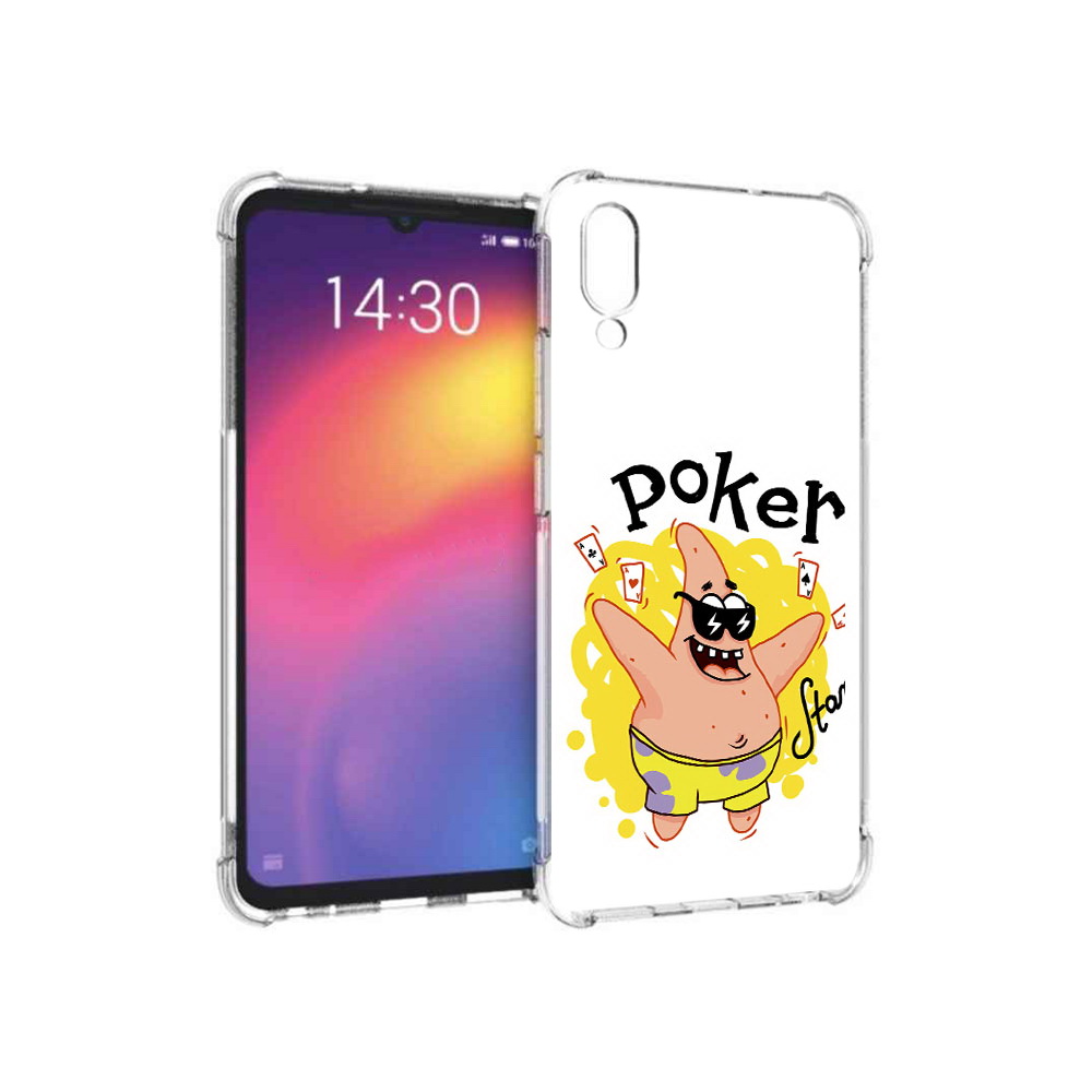 

Чехол MyPads Tocco для Meizu Note 9 Патрик (PT134513.88.133), Прозрачный, Tocco