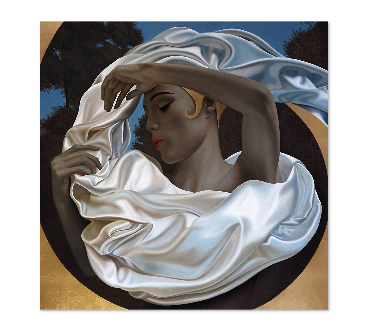 

Картина интерьерная на холсте Poly Print Art Картина 1 Слава Фокк 70х70 см.