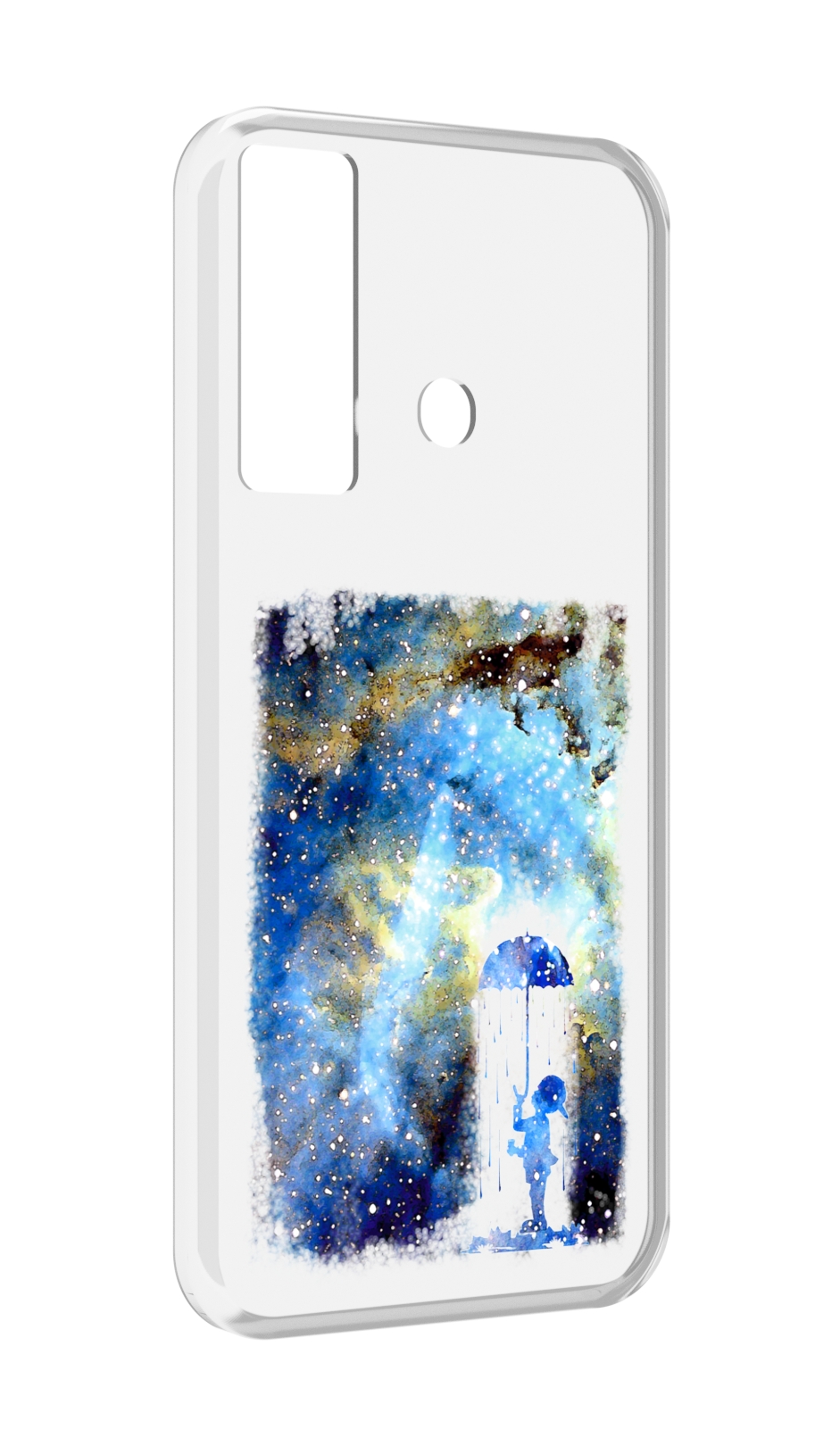 

Чехол MyPads мальчик в небе для Tecno Camon 17, Прозрачный, Tocco