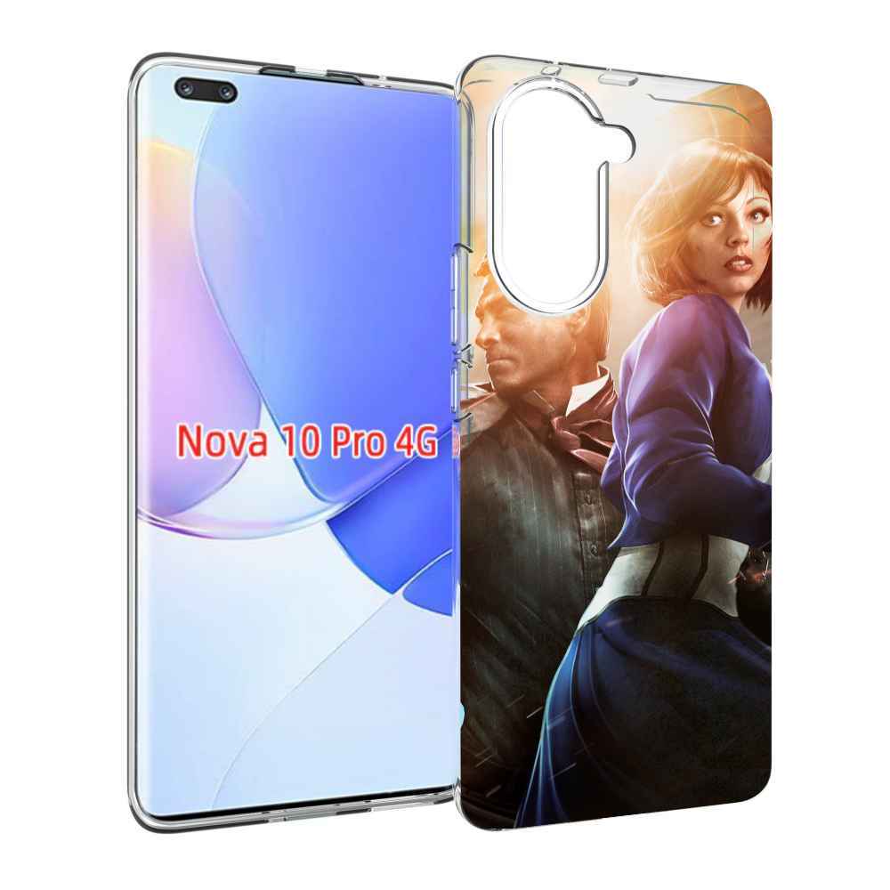 Чехол MyPads Bioshock Infinite для Huawei Nova 10 Pro противоударный