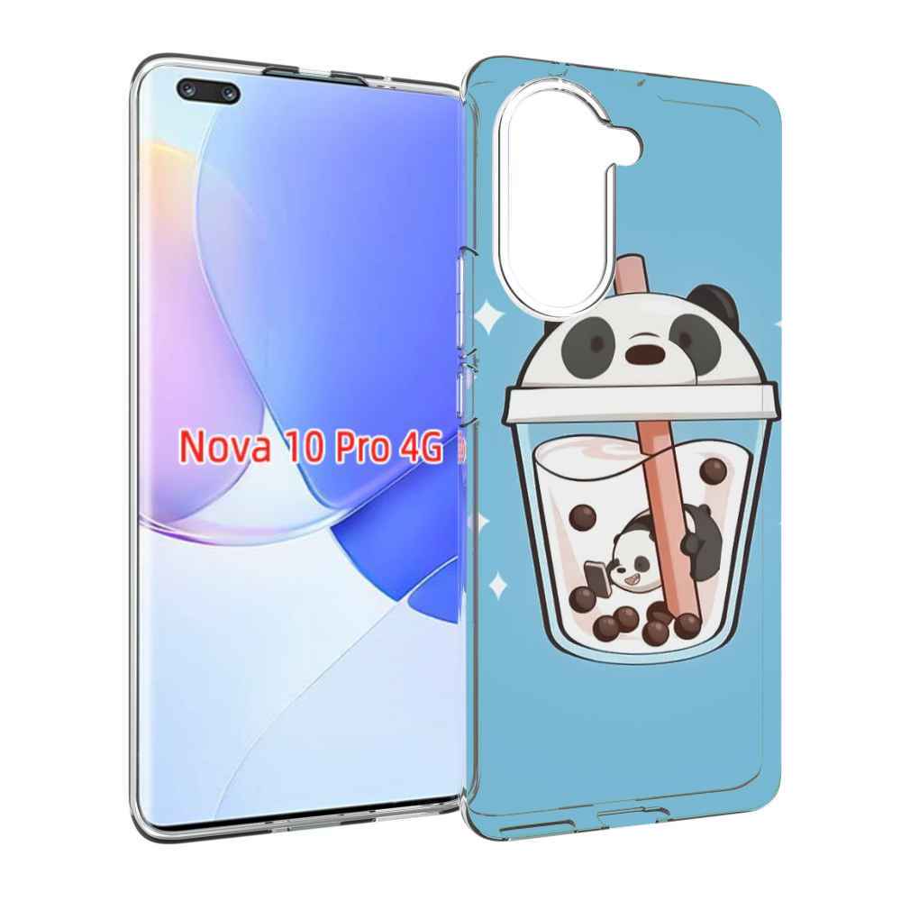 Чехол MyPads Bubble tea для Huawei Nova 10 Pro противоударный