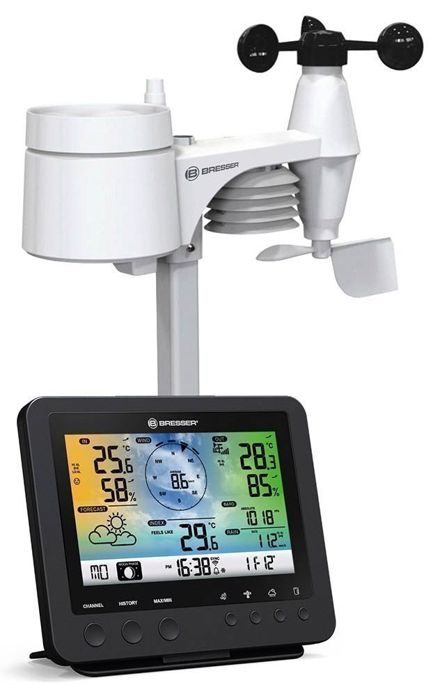 Многофункциональная метеостанция Wi-Fi Bresser 5 в 1 (цветной дисплей)
