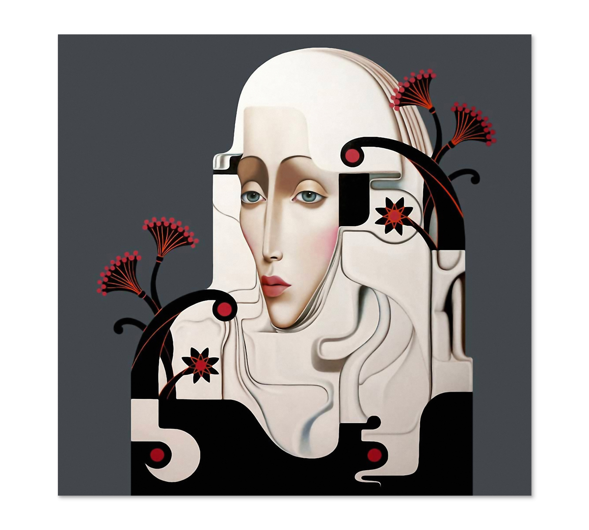 

Картина интерьерная на холсте Poly Print Art Картина 5 Слава Фокк 50х50 см.