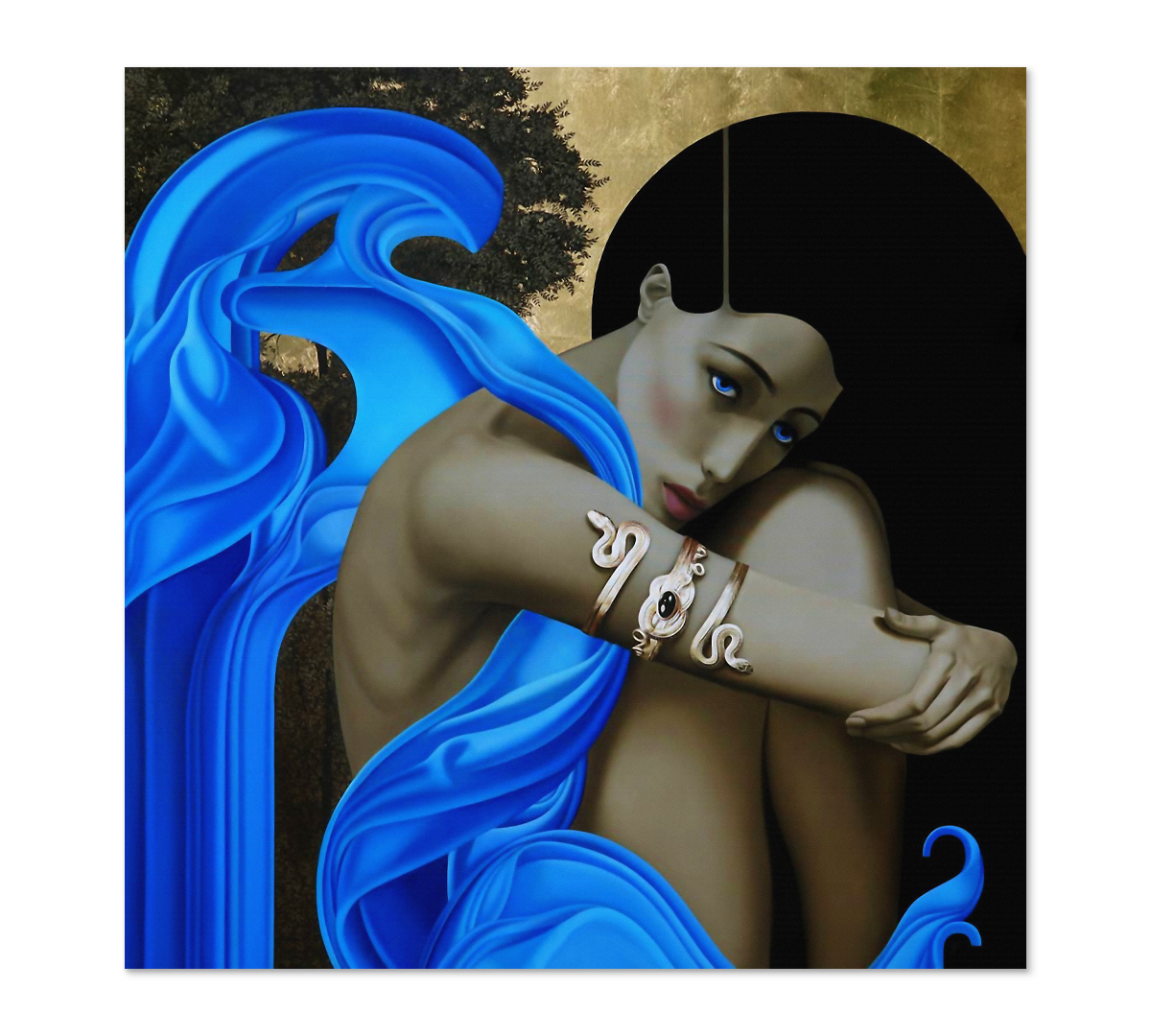 

Картина интерьерная на холсте Poly Print Art Картина 6 Слава Фокк 50х50 см.