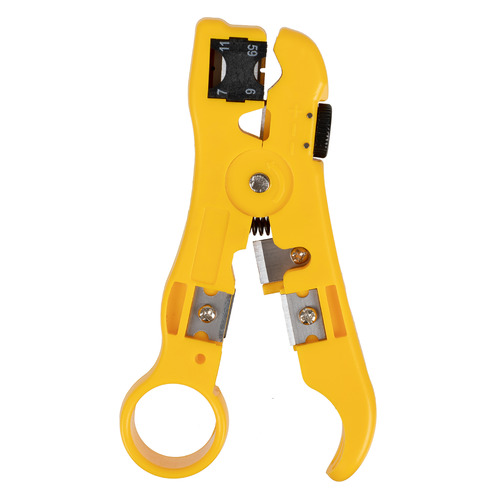 Инструмент ITK (TS2-GR20) для зачистки витой пары (упак:1шт) желтый инструмент для заделки и обрезки витой пары rexant