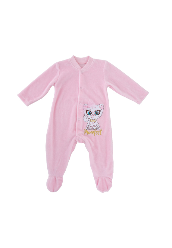 

Комбинезон детский Kari baby AW19B17404208 цв. розовый р. 68, AW19B17404208