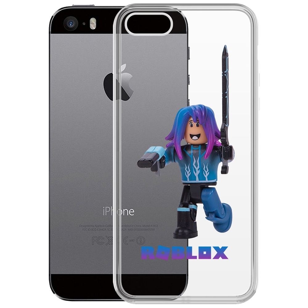 

Чехол-накладка Krutoff Clear Case Roblox-Паркурщик для iPhone 5/5s, Прозрачный