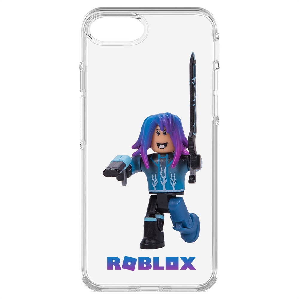 

Чехол-накладка Krutoff Clear Case Roblox-Паркурщик для iPhone 7/8/SE, Прозрачный