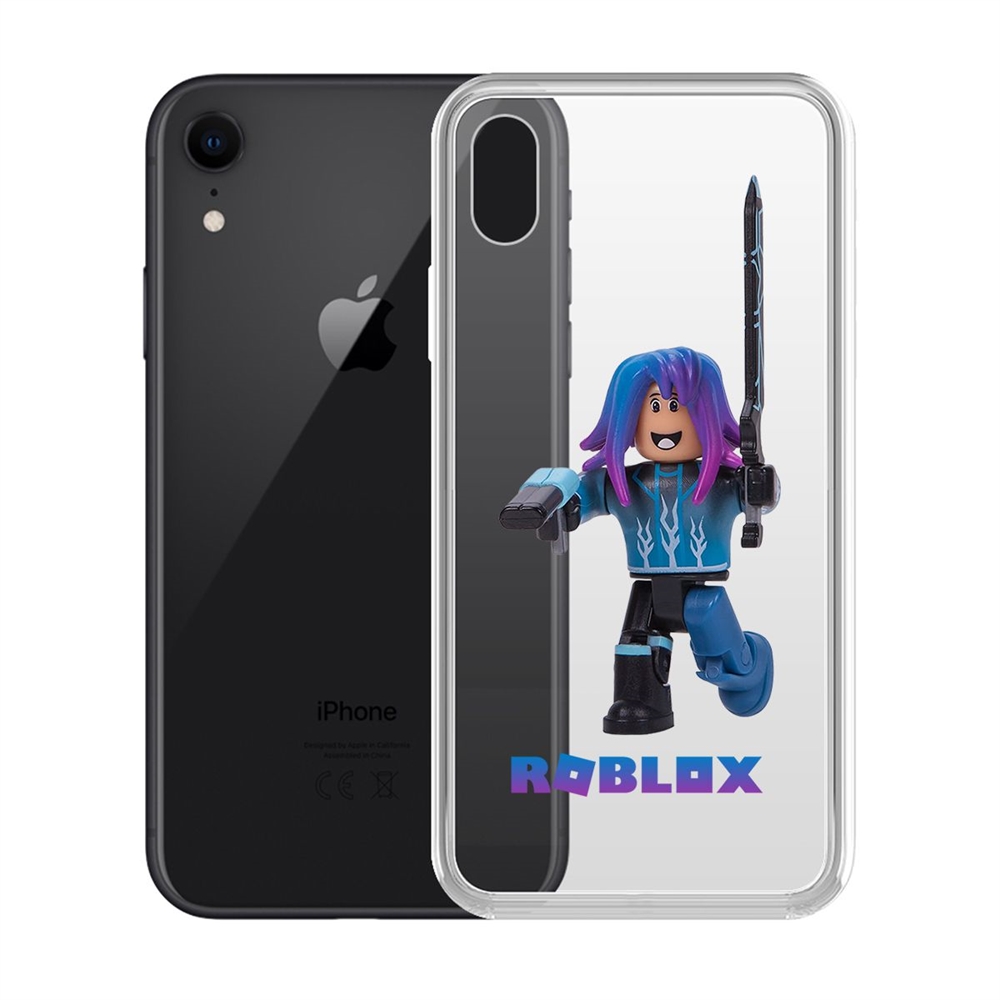 

Чехол-накладка Krutoff Clear Case Roblox-Паркурщик для iPhone XR, Прозрачный