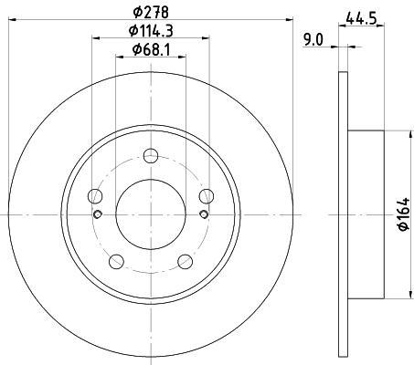

Тормозной диск NISSHINBO nd2027k, Ок