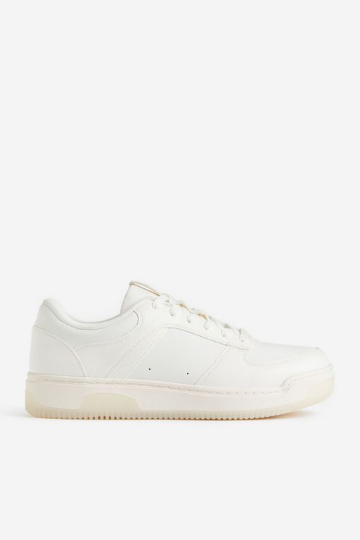 

Кроссовки мужские H&M 1208749 белые 43 EU, Белый, 1208749