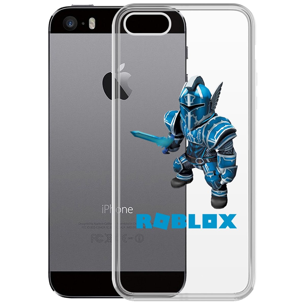

Чехол-накладка Krutoff Clear Case Roblox-Рыцарь Алар для iPhone 5/5s, Прозрачный