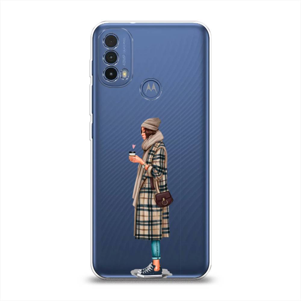 

Чехол на Lenovo K14 Plus/Motorola Moto E20/E30/E40 "Утренний кофе", Коричневый;бежевый, 243550-6