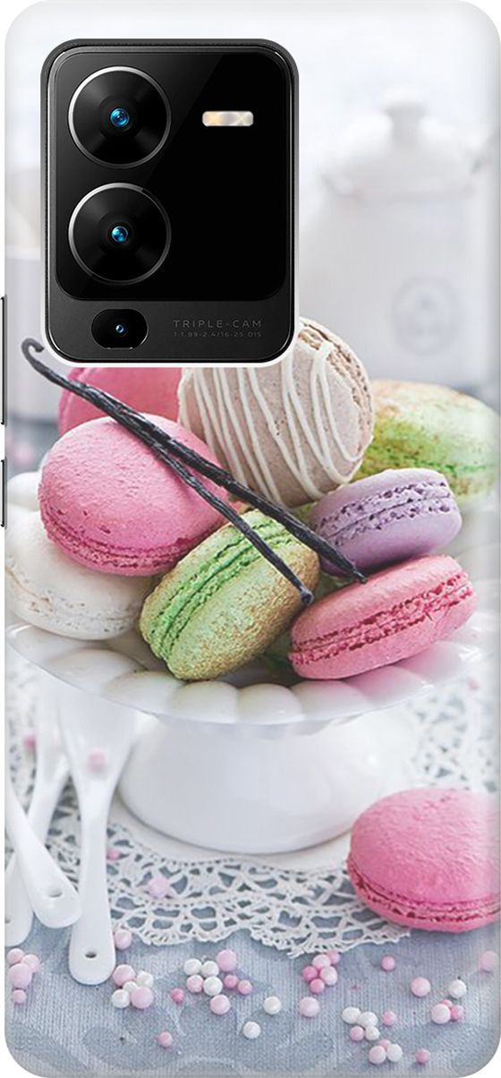 Силиконовый чехол на Vivo V25 Pro 5G с принтом 