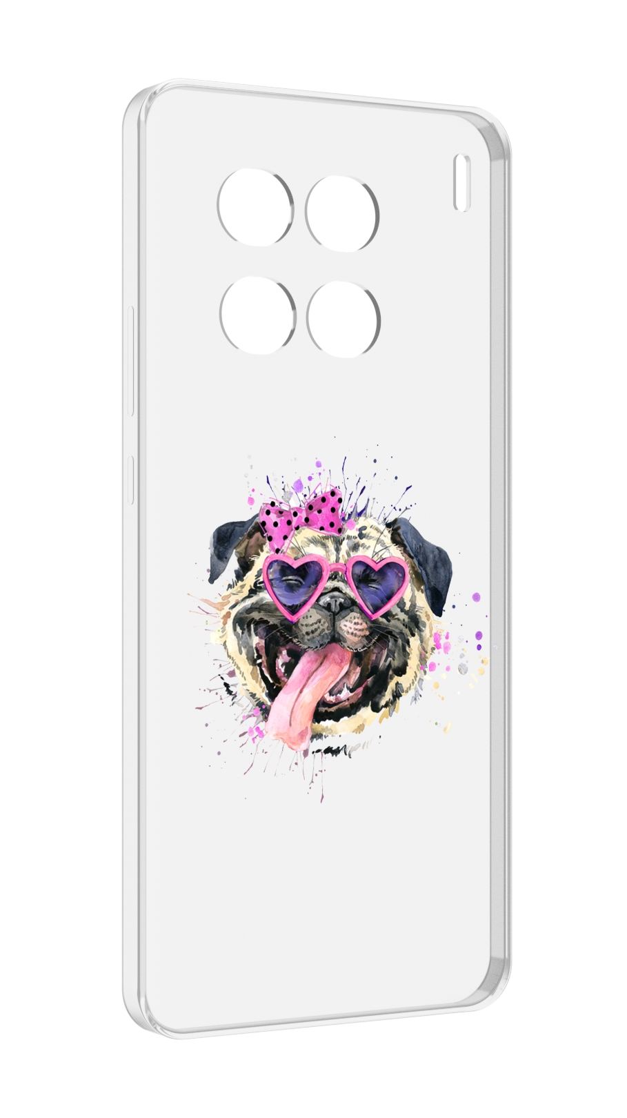Чехол MyPads Веселая собака для Vivo X90 Pro противоударный
