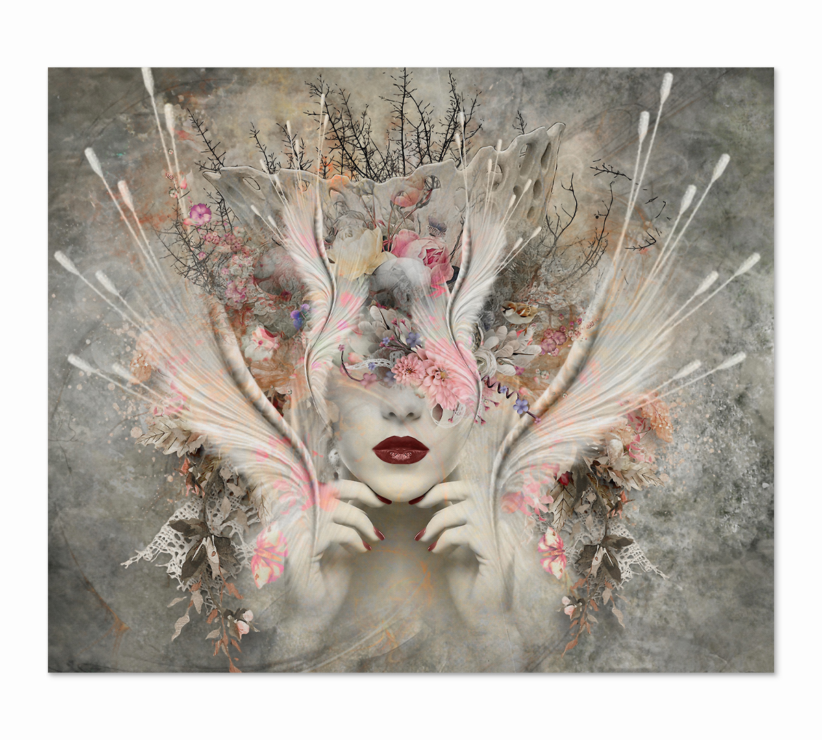 

Картина интерьерная на холсте Poly Print Art Флора 50х40 см.