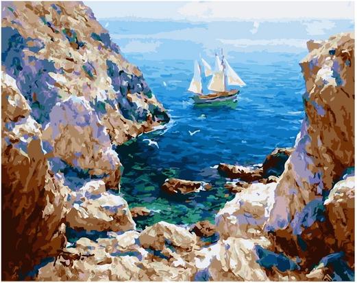 

Картина по номерам Paintboy PK 11118 (GX26790) Над Бухтой 40*50, PK11118