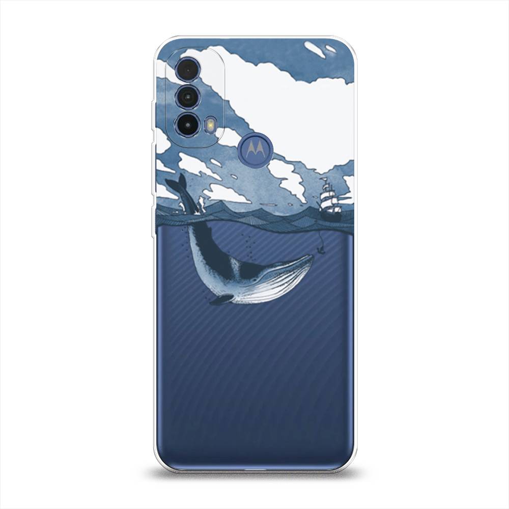 

Чехол на Lenovo K14 PlusБольшой кит, Синий, 243550-1
