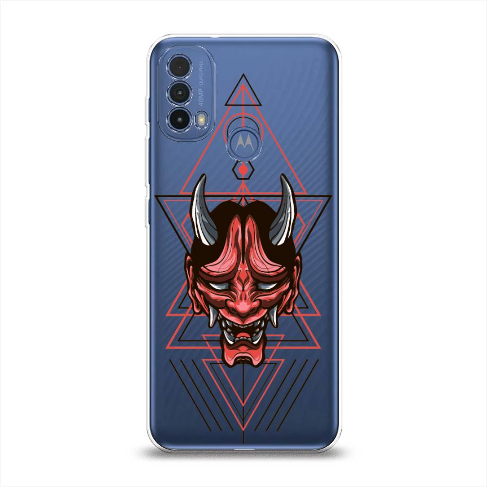 

Чехол на Lenovo K14 PlusHanya Oni mask, Серый;красный;черный, 243550-4