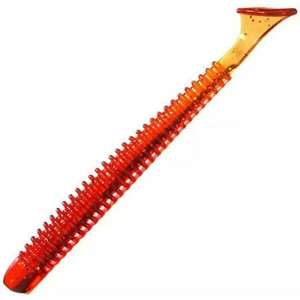 

Виброхвост Kosadaka SWING IMPACT 75, 10шт., цвет MOS, Желтый;красный, SWING IMPACT