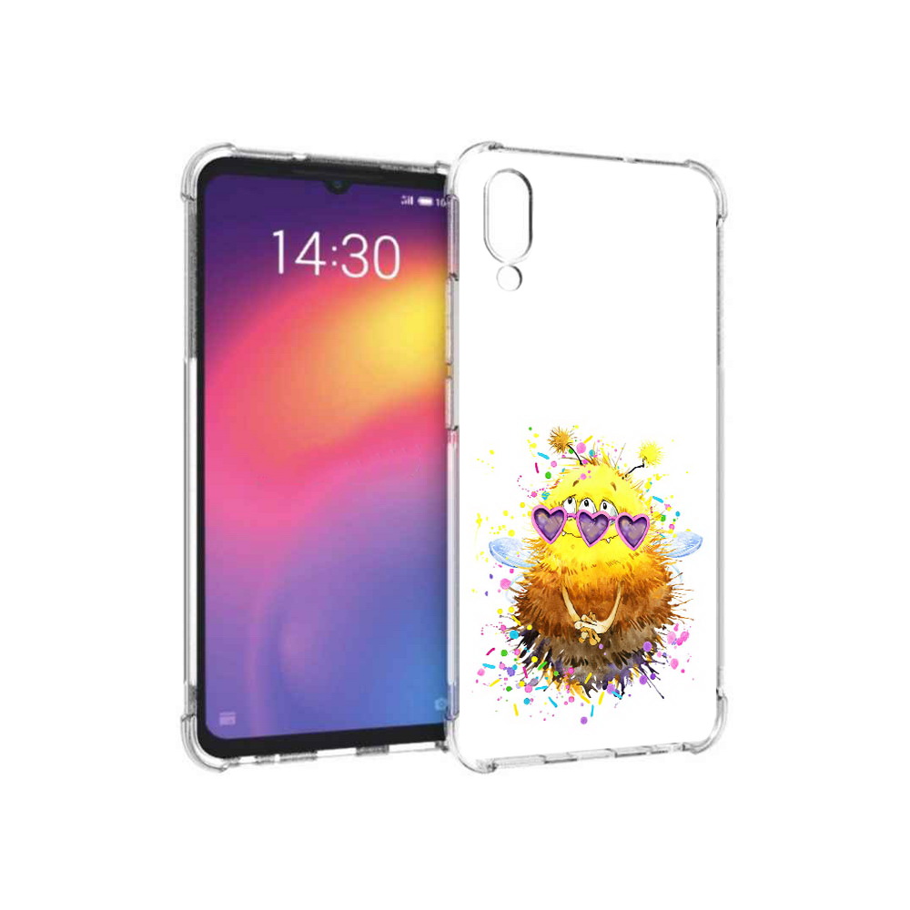 

Чехол MyPads Tocco для Meizu Note 9 Пушитый шмель (PT134513.88.143), Прозрачный, Tocco