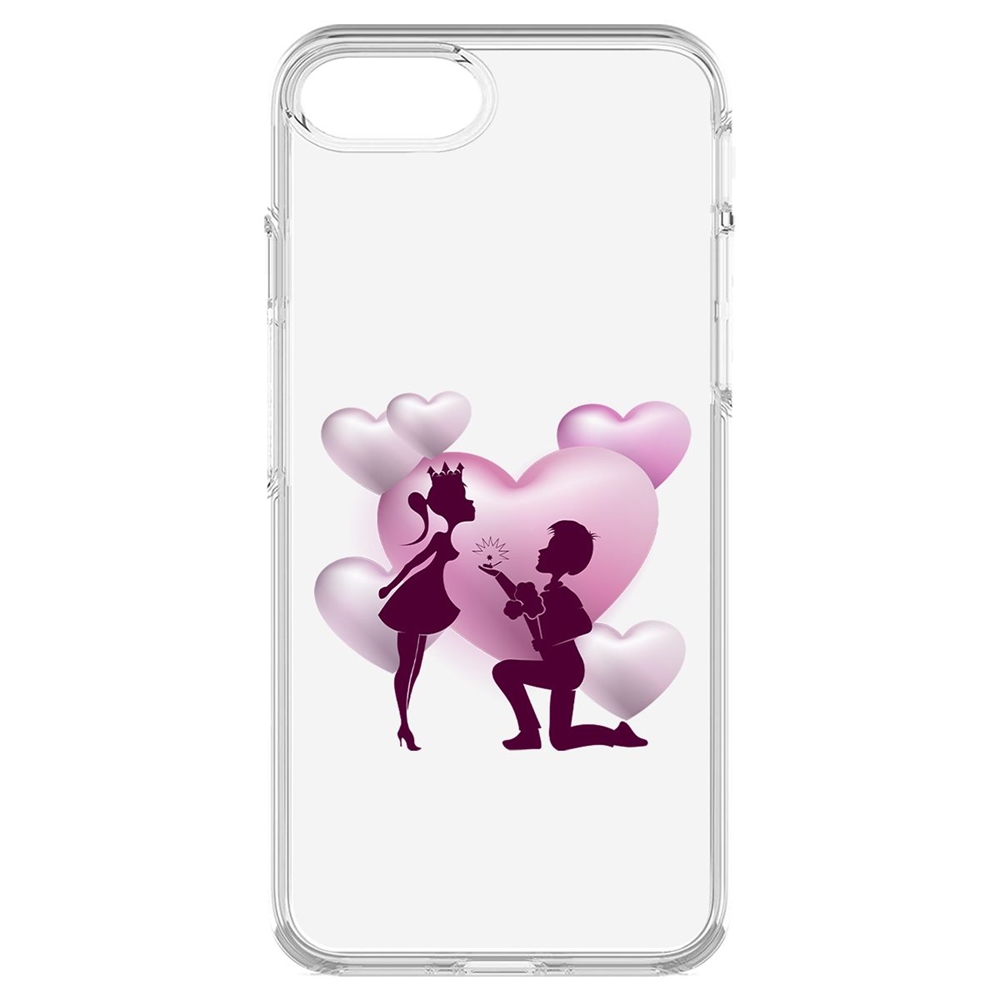 

Чехол-накладка Krutoff Clear Case Будь моей для iPhone 7/8/SE