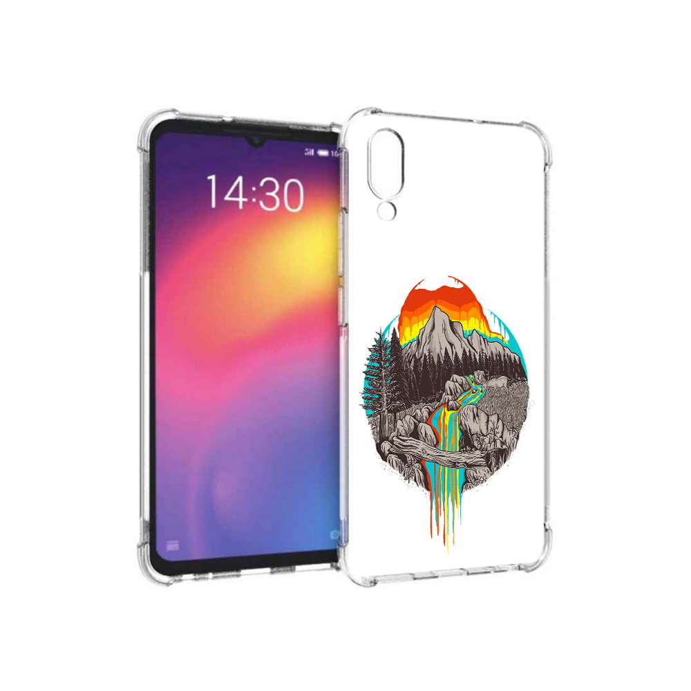 

Чехол MyPads Tocco для Meizu Note 9 Радужный водопад (PT134513.88.144), Прозрачный, Tocco