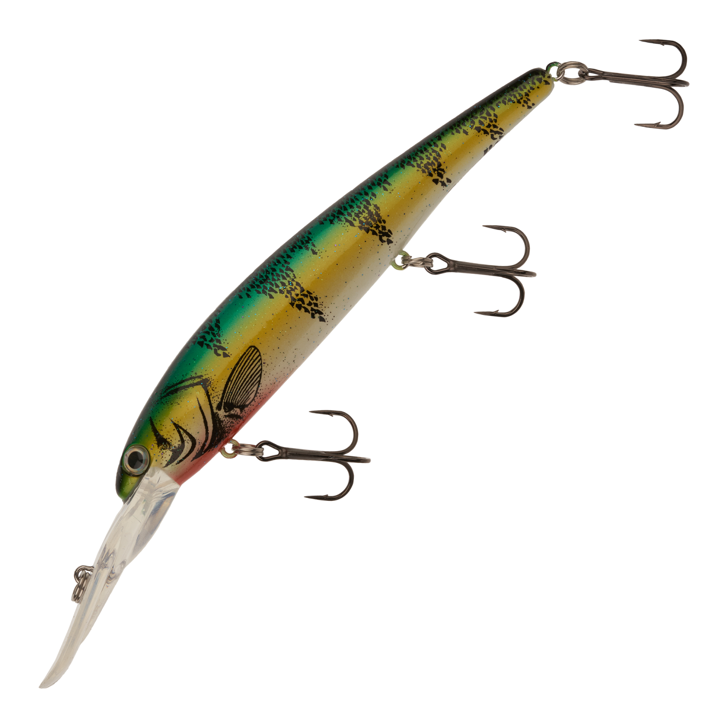 

Воблер Bandit Walleye Deep цвет 228 Green Perch, Зеленый;желтый;белый;черный, Walleye Deep