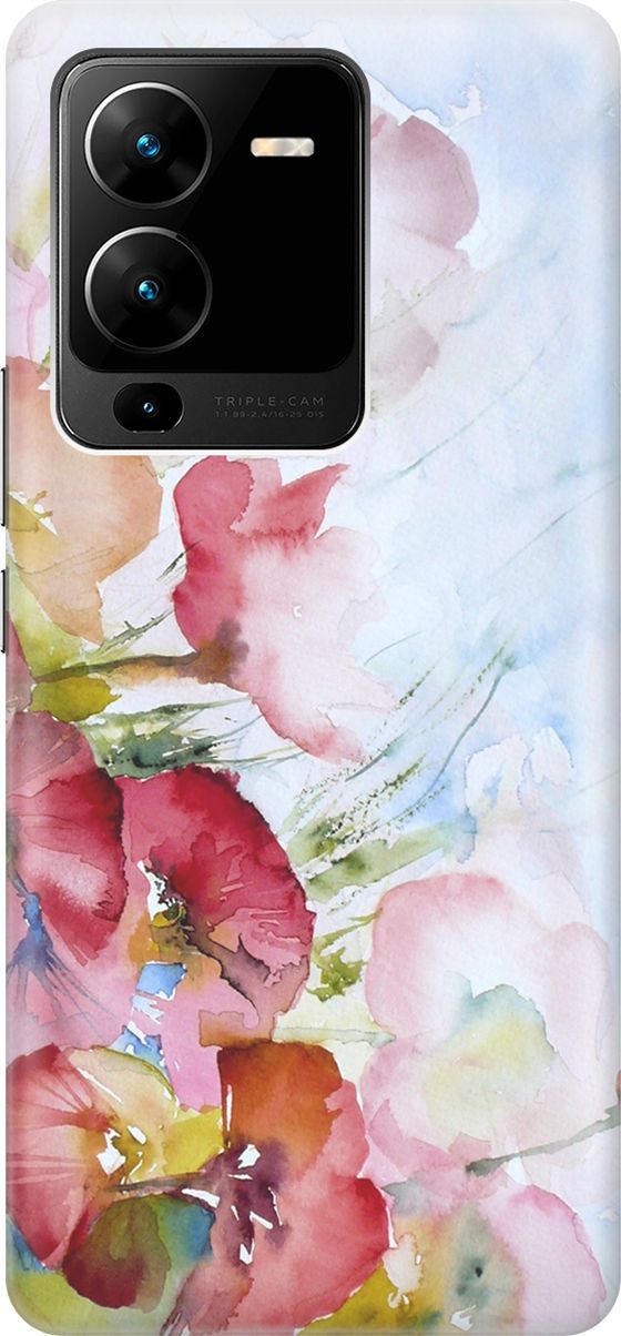Силиконовый чехол на Vivo V25 Pro 5G с принтом 