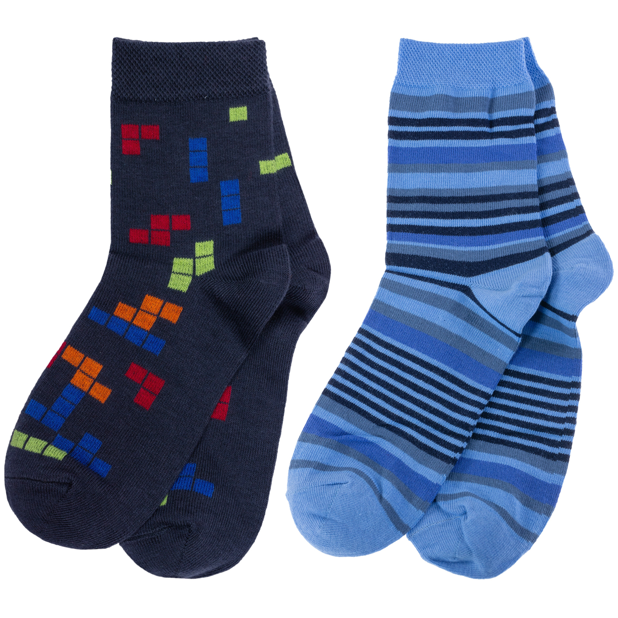 Носки для мальчиков Брестский чулочный комбинат 2-14С3081 цв. голубой; синий; черный р. 28