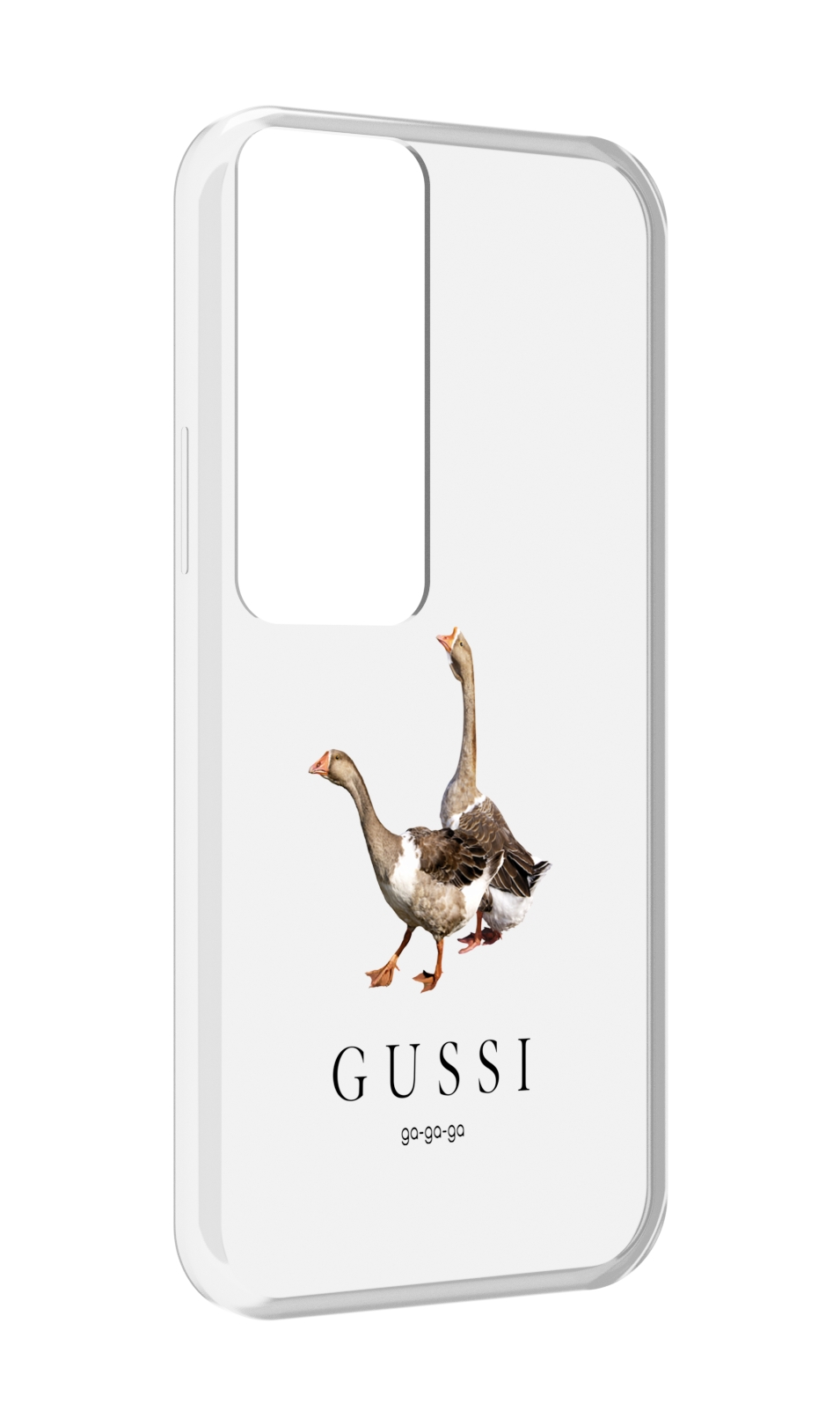 

Чехол MyPads Гусси бренд для Tecno Pova Neo 2, Прозрачный, Tocco