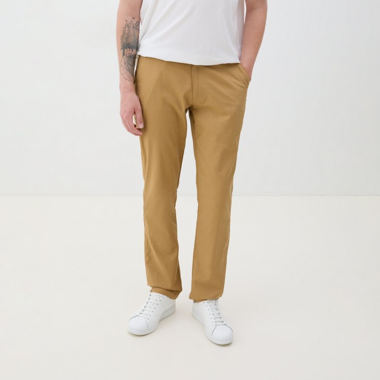 

Брюки мужские Maison David BLN916 бежевые XL, Бежевый, BLN916