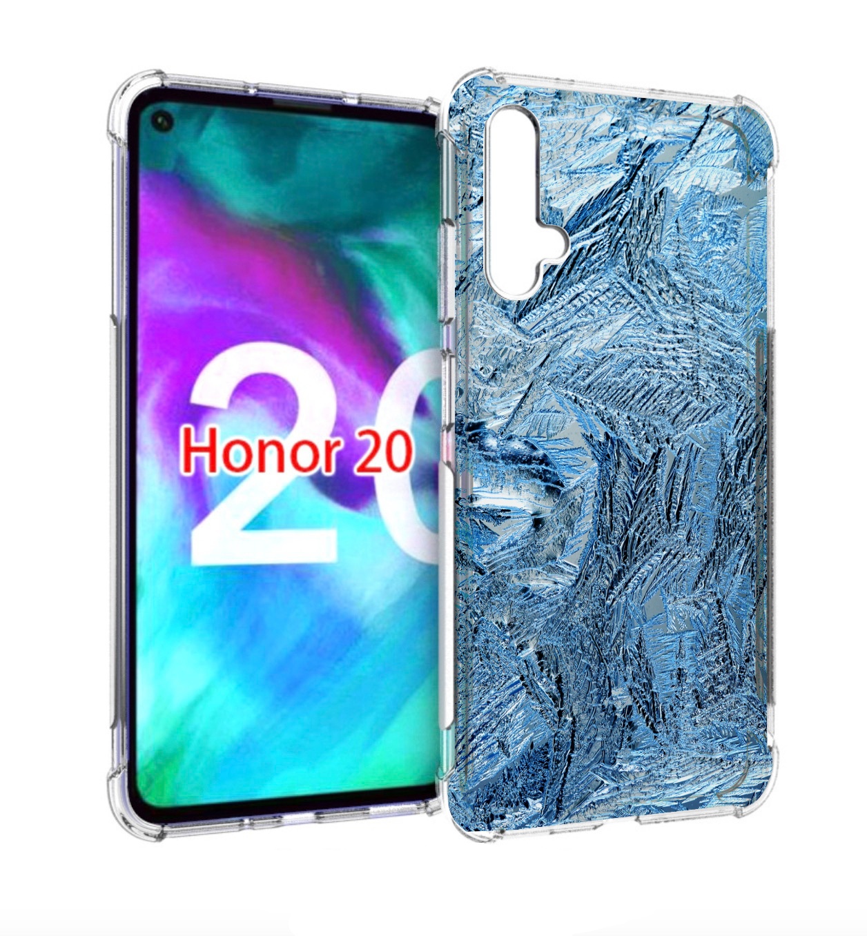 

Чехол бампер MyPads обледенение для Honor 20, Прозрачный, Tocco