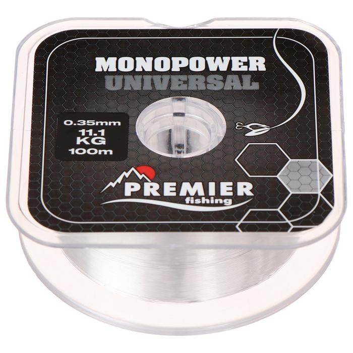 Леска Premier fishing MONOPOWER Universal, 0,35 мм/100 м