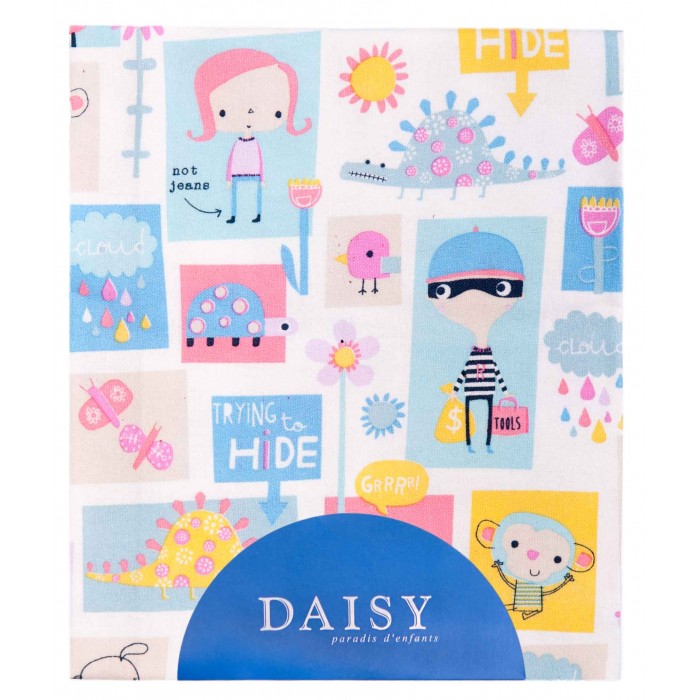 

Пеленка фланелевая Daisy Дракончик 75х120 см, Белый