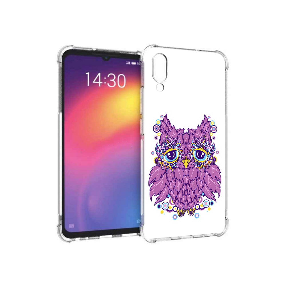 

Чехол MyPads Tocco для Meizu Note 9 Розовая сова (PT134513.88.147), Прозрачный, Tocco